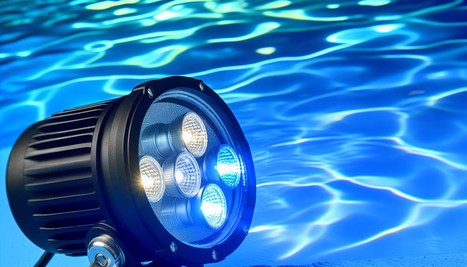 alt_text: Illuminate your nights with Svadon underwater pool lights, creating magical aquatic vibes.