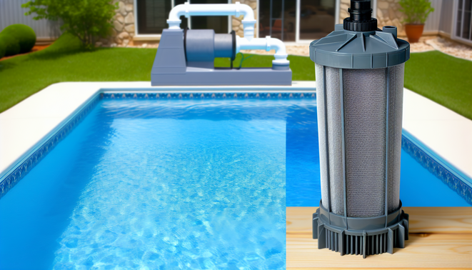alt_text: Svadon Swimming Pool Filter: Pure, crystal-clear water for your backyard oasis. Enjoy every splash!