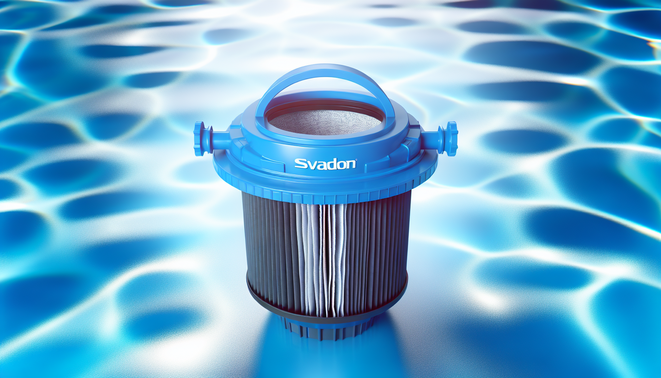 alt_text: Svadon swimming pool cartridge filter: Keep your water crystal clear and refreshing all summer!
