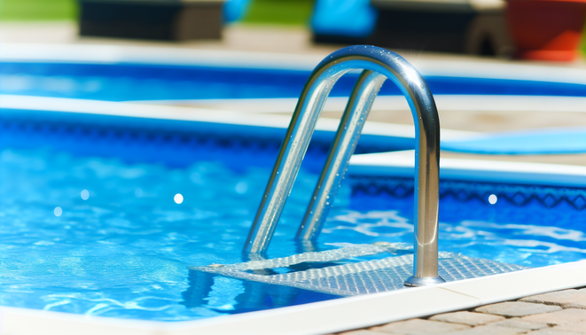 alt_text: Svadon in-ground pool ladder: durable, stylish, easy access for your summer fun and relaxation.