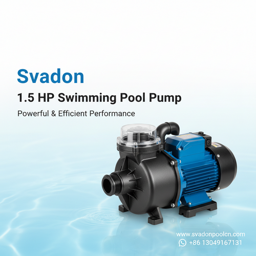 alt_text Svadon 1.5 hp swimming pool pump: Powerful, efficient water circulation for crystal clear pools.