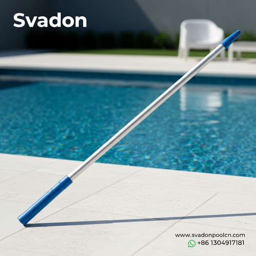 alt_text: Svadon pool net pole: durable, extendable aluminum for crystal-clear pool cleaning.