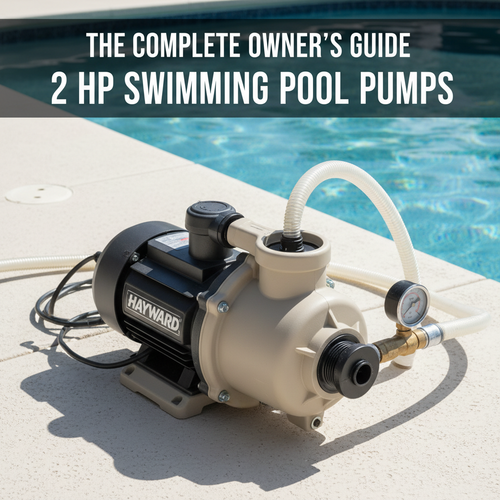 alt_text: Svadon's powerful 2 hp swimming pool pump for crystal clear water.