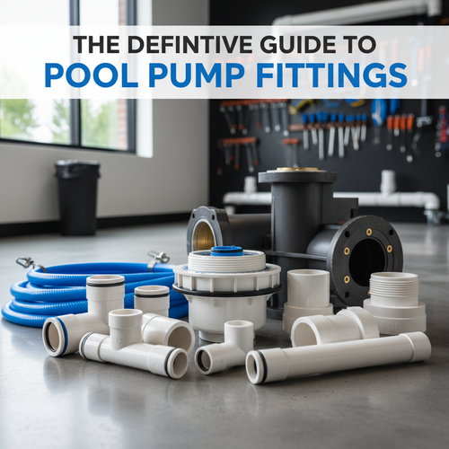 alt_text: Svadon brand pool pump fittings for reliable and secure plumbing connections.