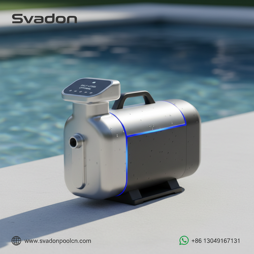 alt_text: Svadon: Durable salt water pumps for inground pools.